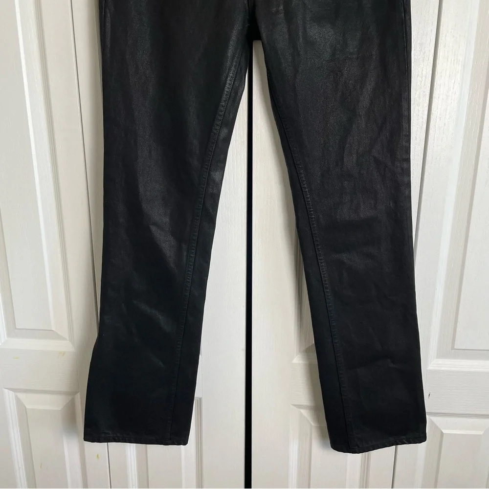 NWOT GRLFRND Hailey Low Rise Slim Boot Jeans Pants Womens 27 in Manhattan Coated - Picture 6 of 16